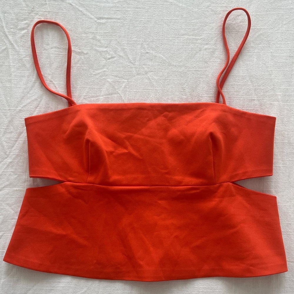 ZARA CUT OUT CROP TOP